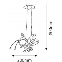 Дитяча люстра Rabalux 4718 Bee