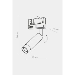 Світильник для трекової системи TK Lighting 6050