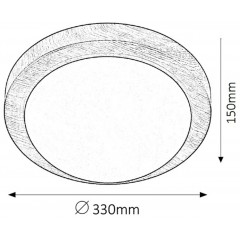 Стельовий світильник Rabalux 3568 Disky