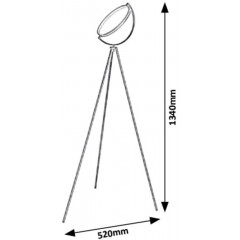 Торшер на тринозі Rabalux 5595 ECHO
