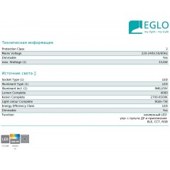 Люстра-підвіс Eglo 98445 Valdelagrano-C