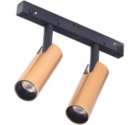 Світильник для магнітної системи Azzardo AZ4588 NIKO 2 TRACK MAGNETIC 2x7W 3000K GO/BK