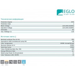 Світильник вуличний Eglo 95982 Oncala