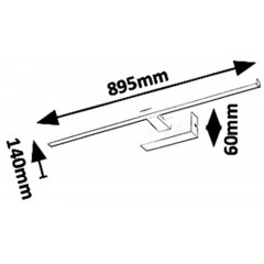 Підсвітка для картин і дзеркал Rabalux 1464 ALBINA