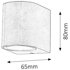 Вулична підсвітка фасаду Rabalux 8099 Chile