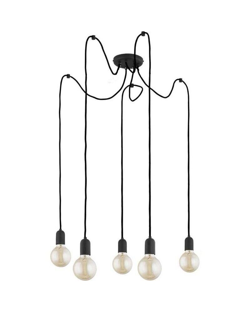 Люстра-підвіс TK lighting 2362 Qualle Black