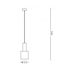 Люстра-підвіс Ideal lux 231556 Holly SP1 Bianco