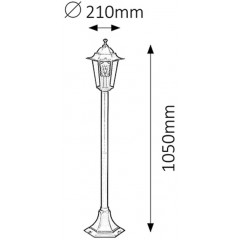 Світильник вуличний Rabalux 8210 Velence