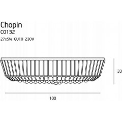 Кришталева люстра Maxlight C0132 Chopin