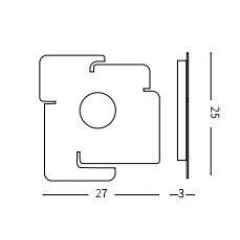 Стельовий світильник Ideal lux 215747 Totem PL1