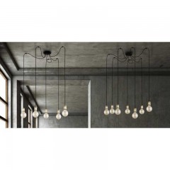 Люстра-підвіс TK lighting 2362 Qualle Black