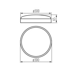 Стельовий світильник Kanlux 31093 DUNO LED N