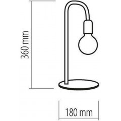 Декоративна настільна лампа TK lighting 3023 Retro