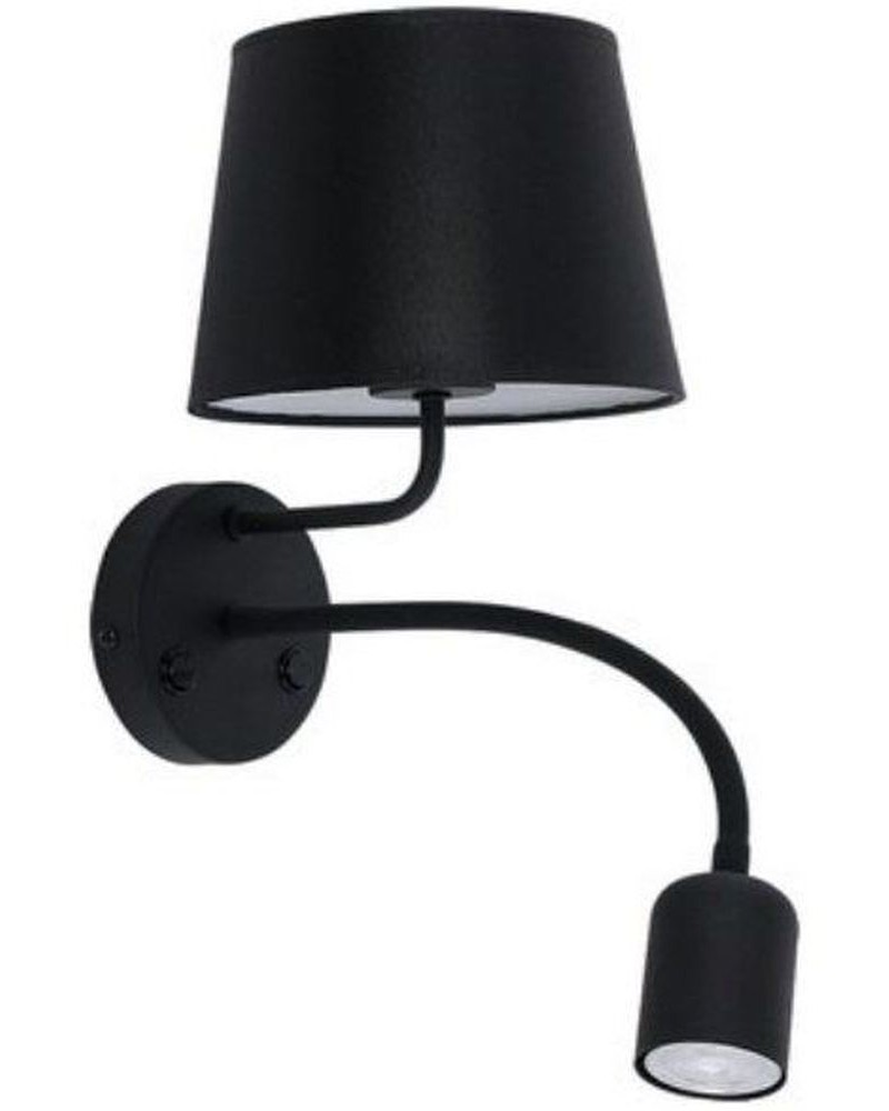 Бра з лампою для читання TK lighting 2537 Maja Black