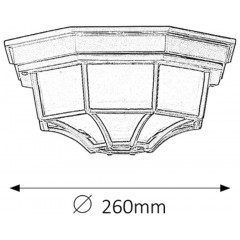 Стельовий вуличний світильник Rabalux 8346 Milano