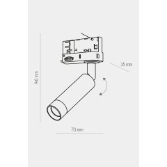 Світильник для трекової системи TK Lighting 6052