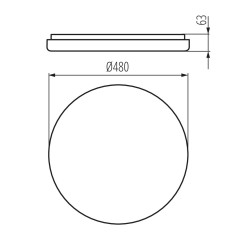 Стельовий світильник Kanlux 28720 Bigge LED 42W-WW-O