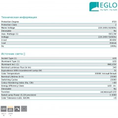 Спот-система Eglo 95754 Pedregal