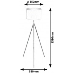 Торшер на тринозі Rabalux 5596 STANISLAW
