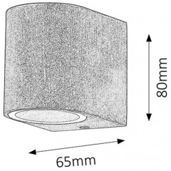 Вулична підсвітка фасаду Rabalux 8018 Chile