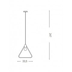 Люстра-підвіс Ideal lux 207834 Abc SP1 Triangle