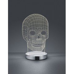 Декоративна настільна лампа Trio Skull R52461106