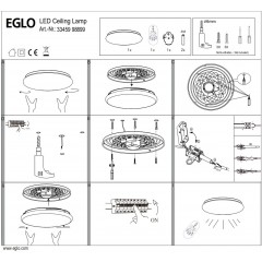 Стельовий світильник Eglo 98899 Totari-C