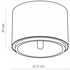 Точковий накладний світильник TK LIGHTING 3349