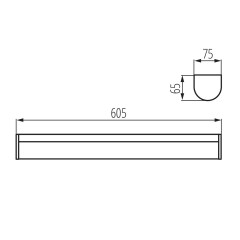 Світильник для ванної Kanlux 27533 Pessa LED