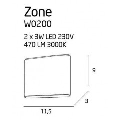 Декоративна підсвітка Maxlight W0200 Zone