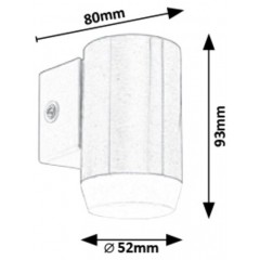 Вулична підсвітка фасаду Rabalux 8937 CATANIA