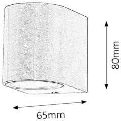 Вулична підсвітка фасаду Rabalux 8020 Chile