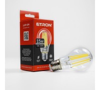 Лампа світлодіодна ETRON Filament 1-EFP-104 A60 15W 4200K E27