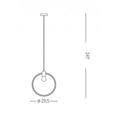 Люстра-підвіс Ideal lux 207841 Abc SP1 Round