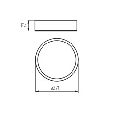 Стельовий світильник Kanlux Jasmin 270-W (23123)