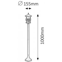 Світильник вуличний Rabalux 8540