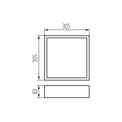 Стельовий світильник Kanlux 29050 Mersa 300-B/M