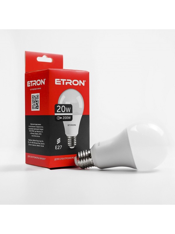 Лампа світлодіодна ETRON Light 1-ELP-002 A70 20W 4200K E27