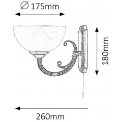 Бра декоративне Rabalux 8541 Marlene