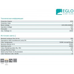 Люстра сучасна стельова Eglo 96304 Nevado