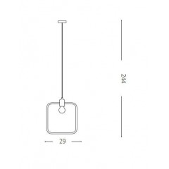 Люстра-підвіс Ideal lux 207858 Abc SP1 Square