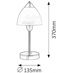 Декоративна настільна лампа Rabalux 7202 Tristan