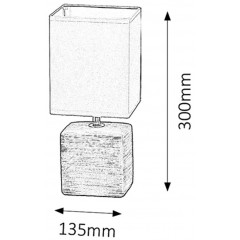 Декоративна настільна лампа Rabalux 4928 Orlando