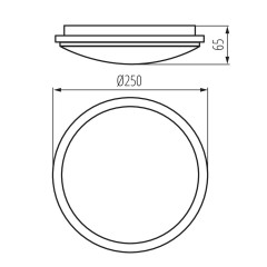 Стельовий світильник Kanlux 29160 Orte LED 18W-NW-O