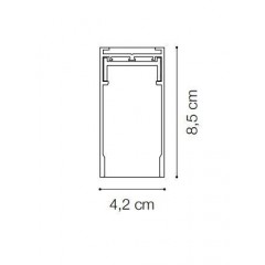 Шинопровід для магнітної системи Ideal lux 222752 Arca Profile 3000mm