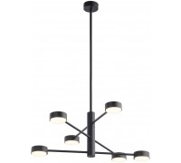 Люстра сучасна Nowodvorski 7703 ORBIT BLACK VI plafon PL