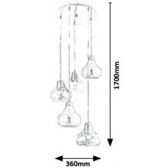 Люстра-підвіс Rabalux 7978 JEZABEL