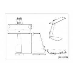 Настільна лампа Trio Herold R52621101