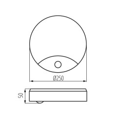 Стельовий світильник Kanlux 26520 Sanso LED 15W-NW-SE