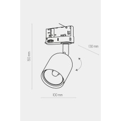 Світильник для трекової системи TK Lighting 6057